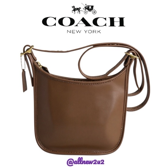 Coach Handbags - Coach Legacy 9950 Janice Riccardi Disantos Mahogany Leather Shoulder Bag